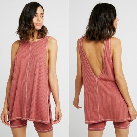 Free People Other - FREE PEOPLE Take Two Bike Short 2 Piece Set